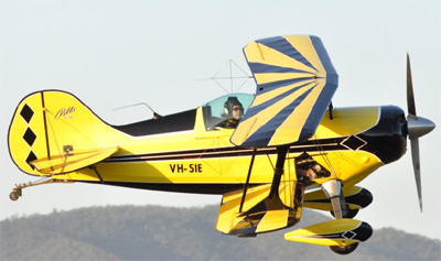 Pitts Pilot Off On Another Mission